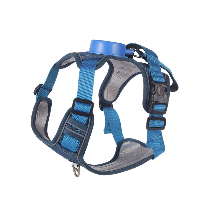 Retractable Dog Harness w/ Reflective Strips