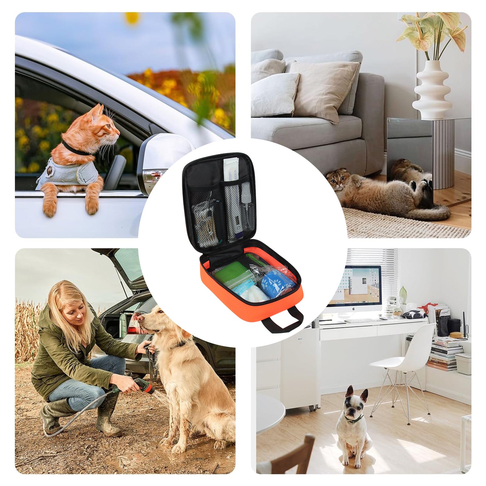 Portable Pet Emergency First Aid Kit