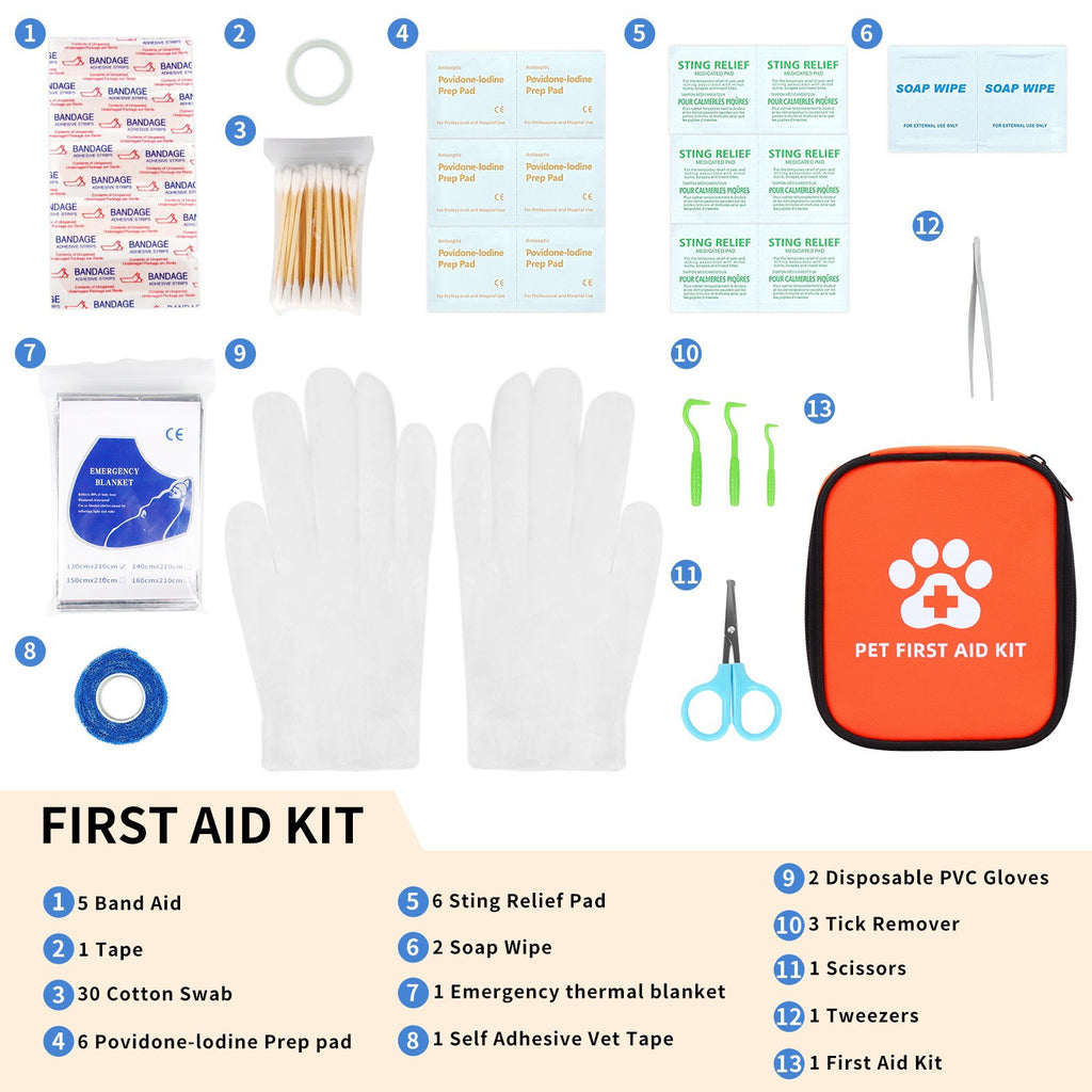Portable Pet Emergency First Aid Kit